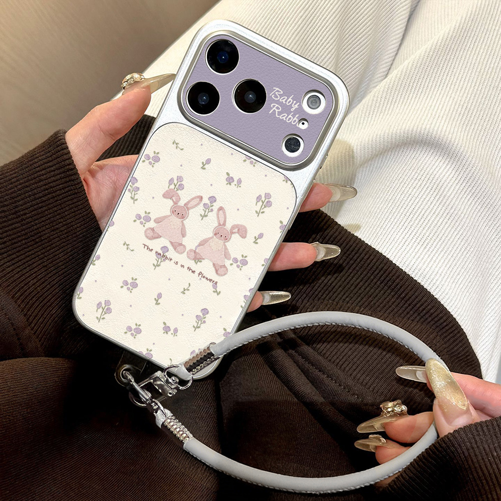 Phone Accessories List - Cute Rubbit PU Leather Phone Cases