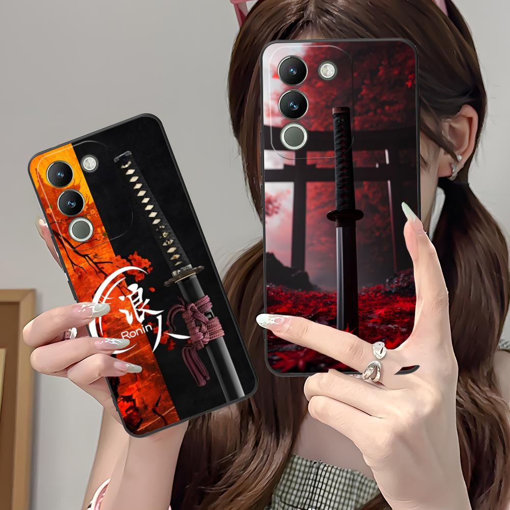Vivo V40 - Katana Samurai Ronin Sakura Phone Case