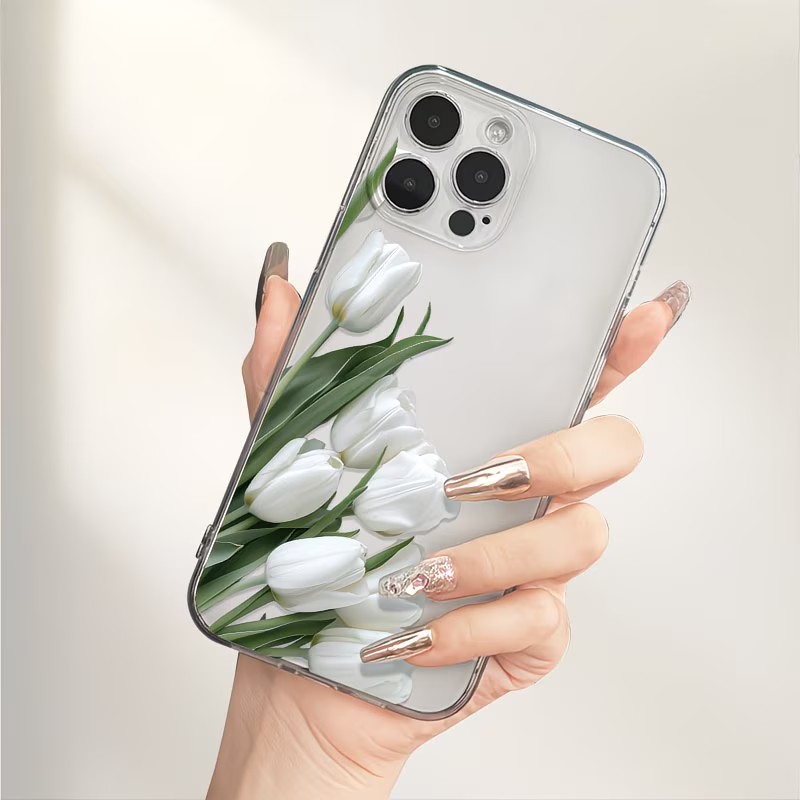 Phone Accessories List - Tulip Printed Phone Case Case For