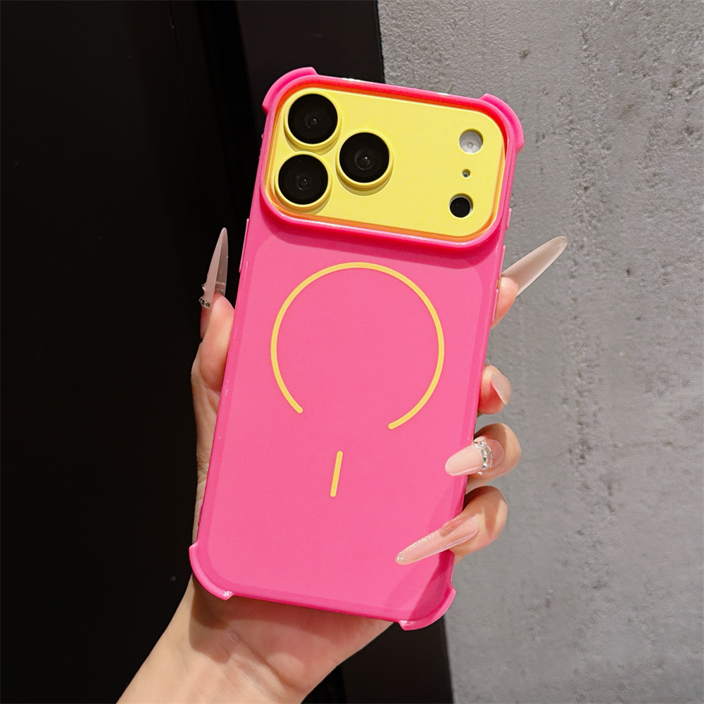 Phone Accessories List - Contrast Color Armor Phone Case for