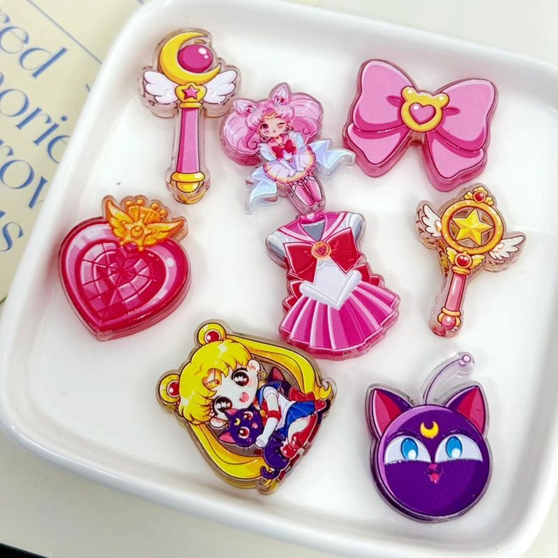 Phone Accessories Beads - 10/20pcs for Sailor Moon through-hole beaded