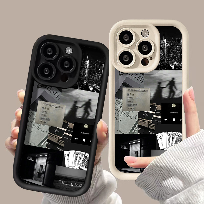 Phone Accessories List - Soft Silicone Solid Color Phone Case
