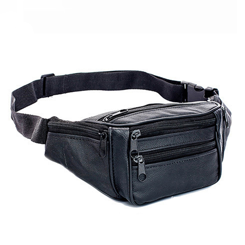 Phone Accessories Men - PU Leather Waist Bag Men Waist