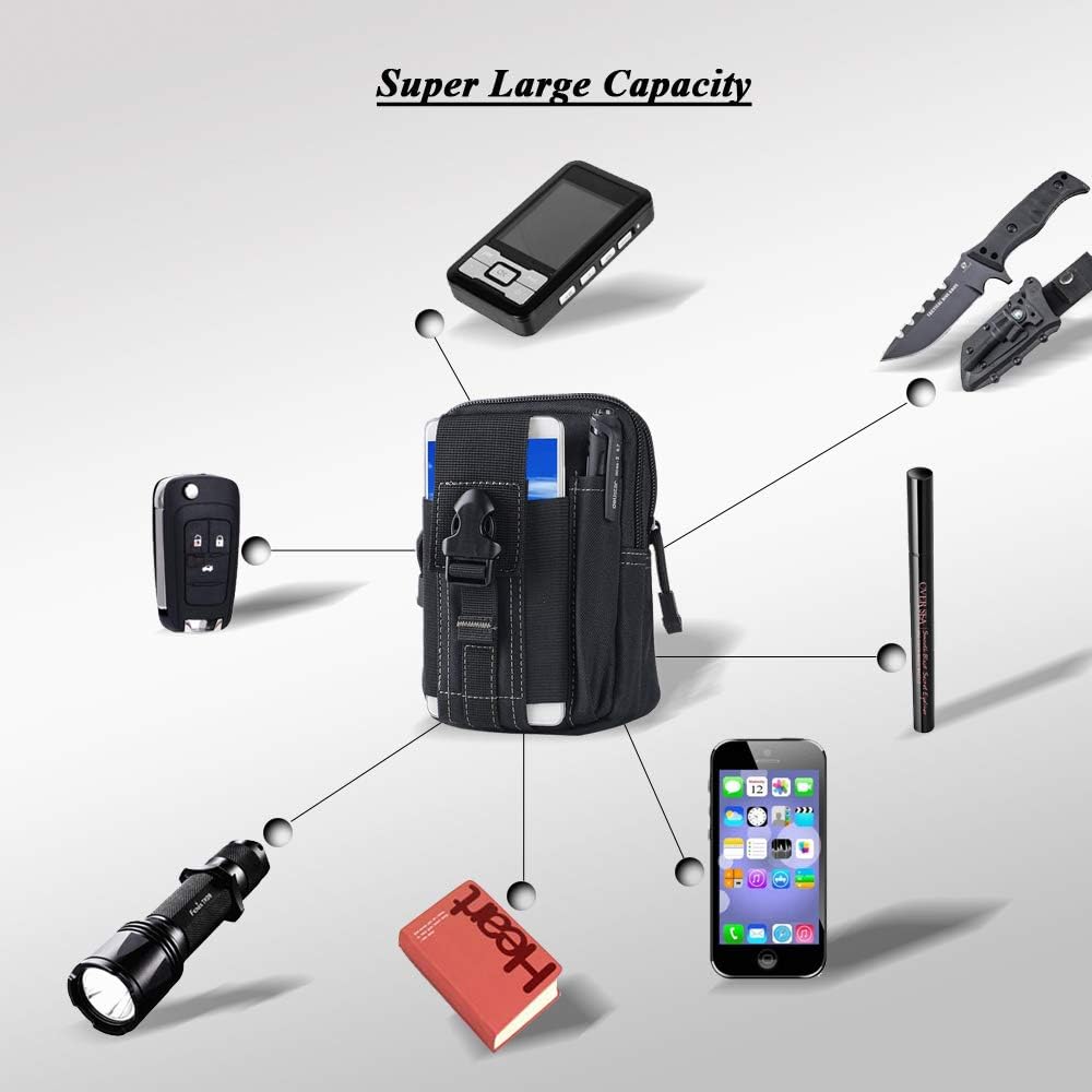 Tactical Molle Belt Pouch Mili - Phone Accessories Men ulasan dan harga