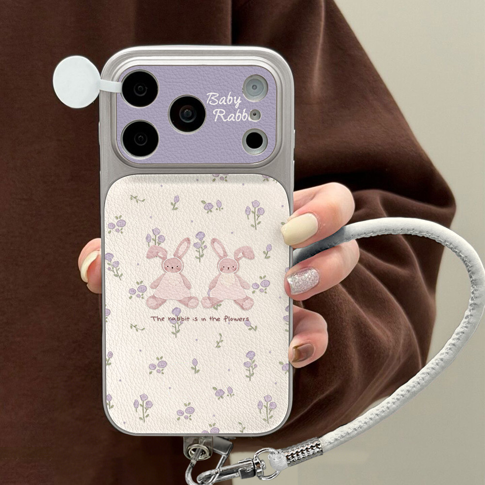 Cute Rubbit PU Leather Phone C - Phone Accessories List ulasan dan harga