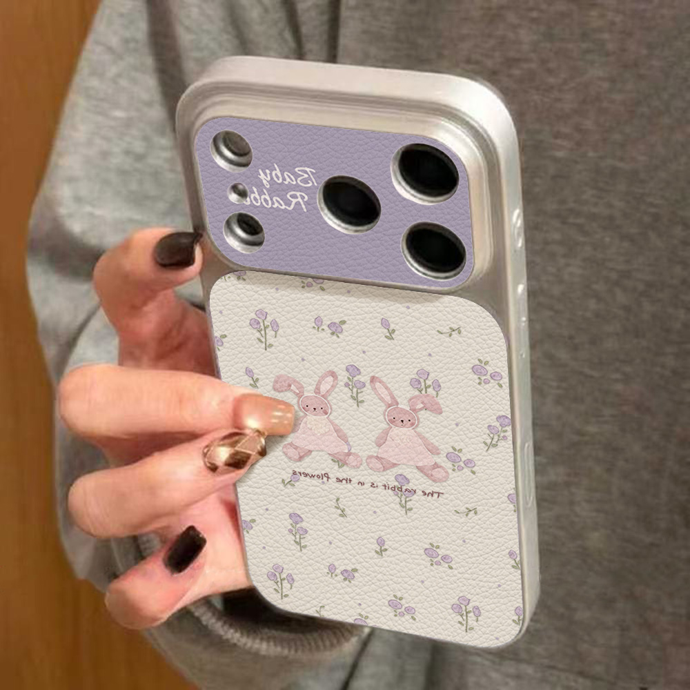 Cute Rubbit PU Leather Phone C - Phone Accessories List ulasan dan harga