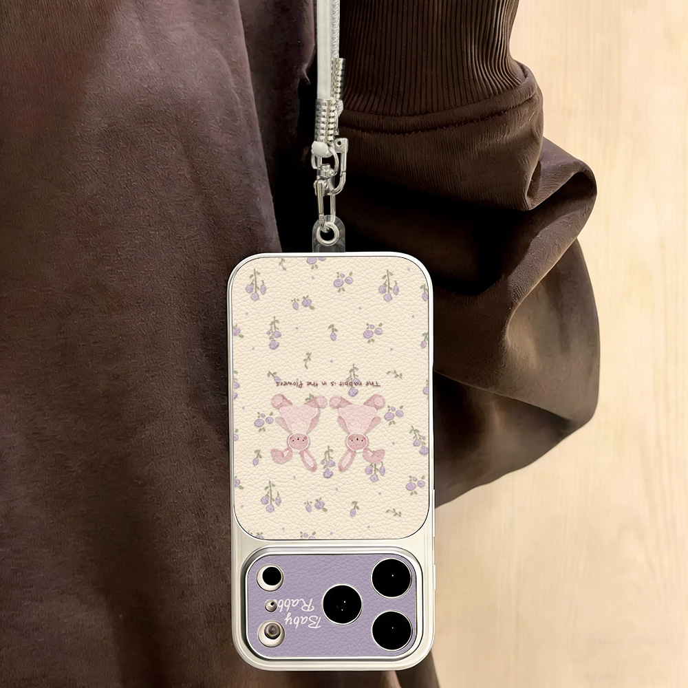 Cute Rubbit PU Leather Phone C - Phone Accessories List ulasan dan harga