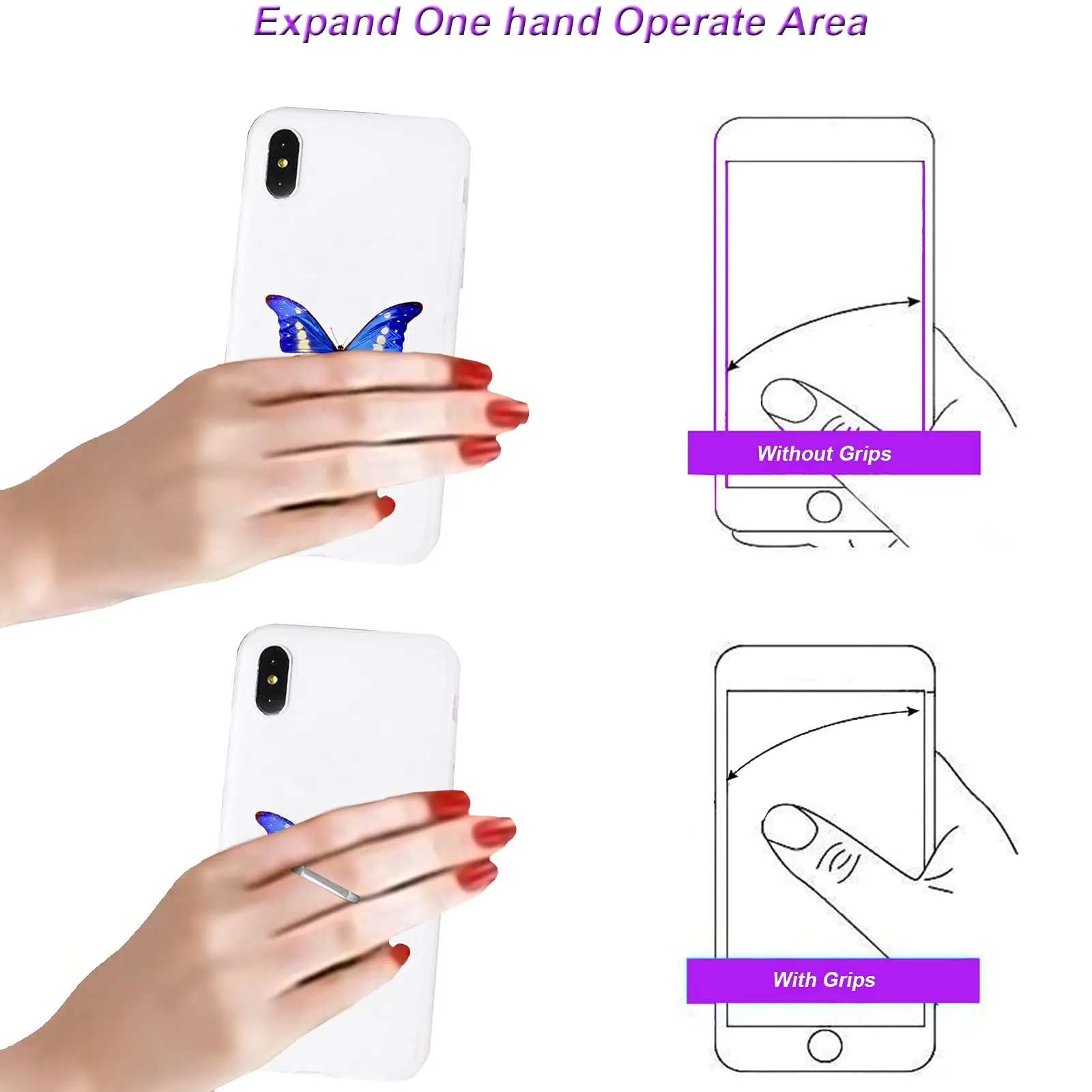 Transparent Mobile Phone Ring  - Phone Accessories Vendor ulasan dan harga