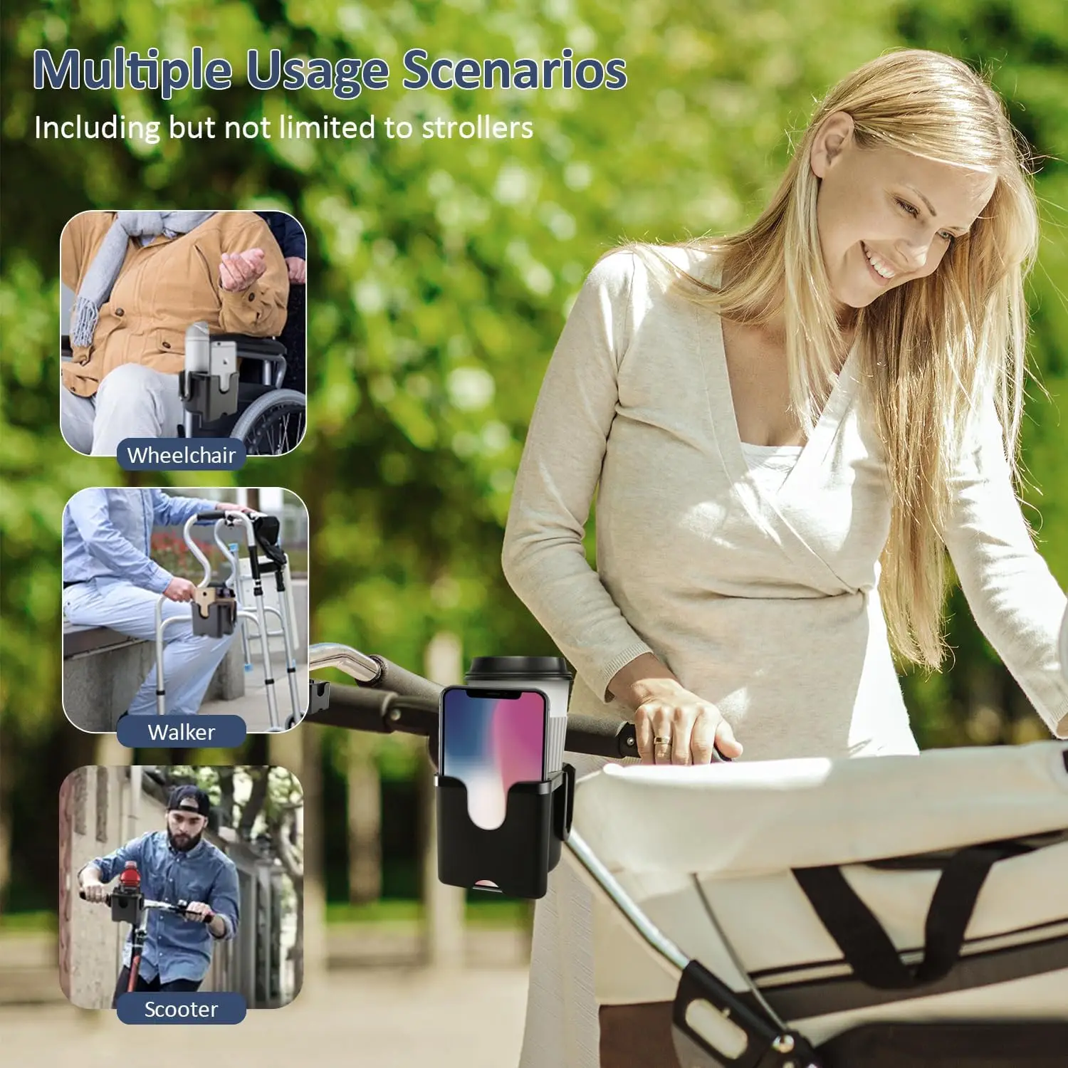 Anti-Slip Pram Cup Holders for - Phone Accessories Baby ulasan dan harga