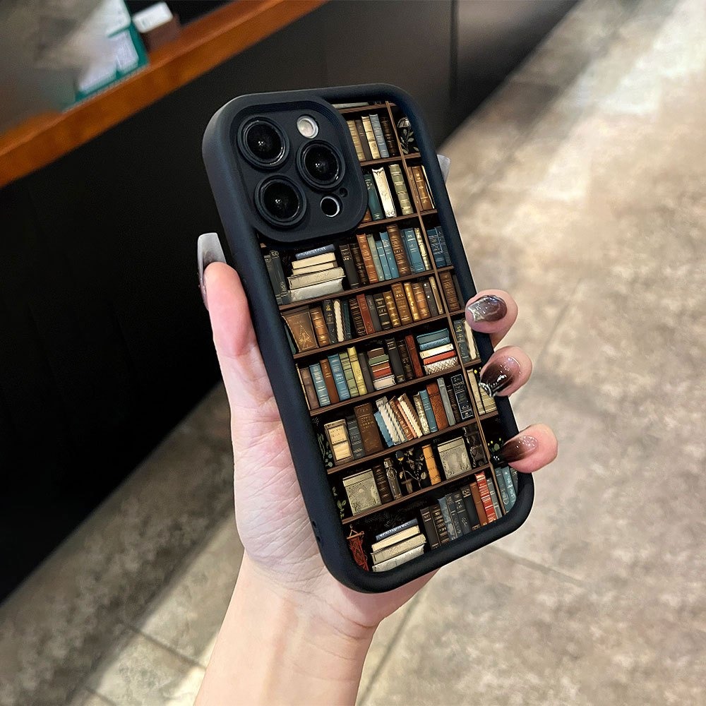 Book Shelf Creative Pattern Ph - Phone Accessories List ulasan dan harga