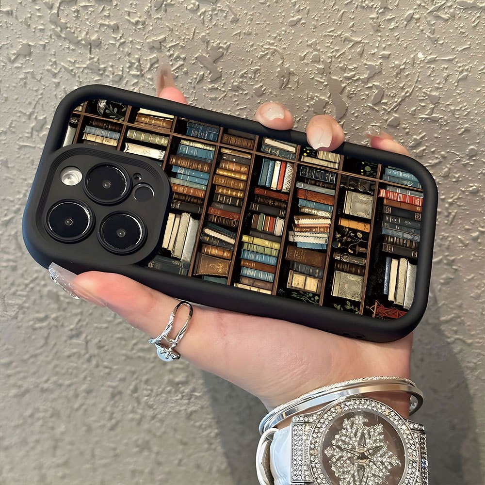 Book Shelf Creative Pattern Ph - Phone Accessories List ulasan dan harga