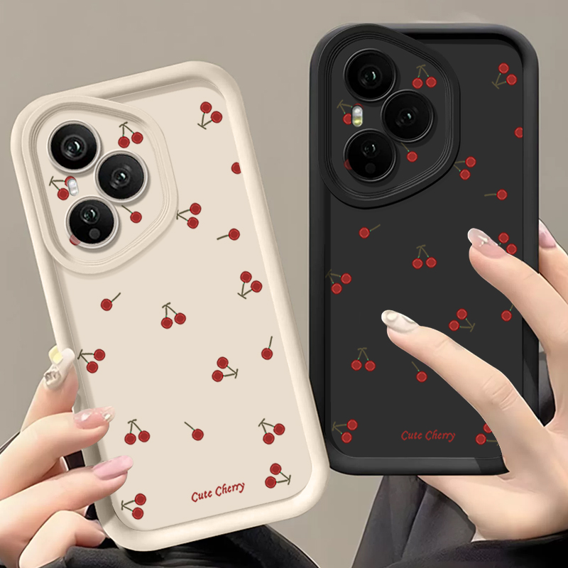 Mini Red Cherry Printed Soft T - Phone Accessories Red ulasan dan harga