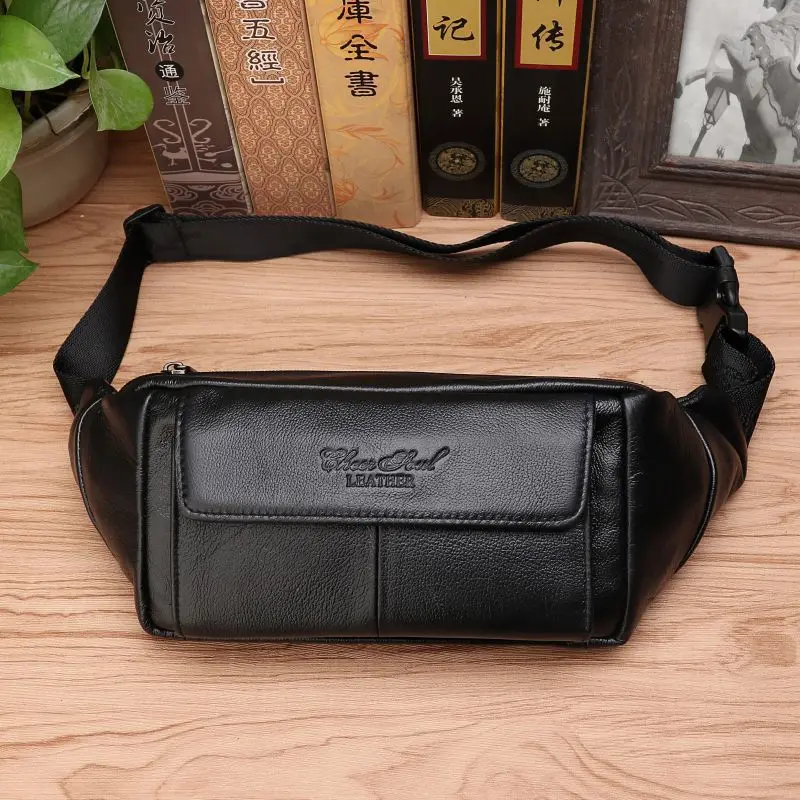 Men Genuine Leather Belt Waist - Phone Accessories Men ulasan dan harga