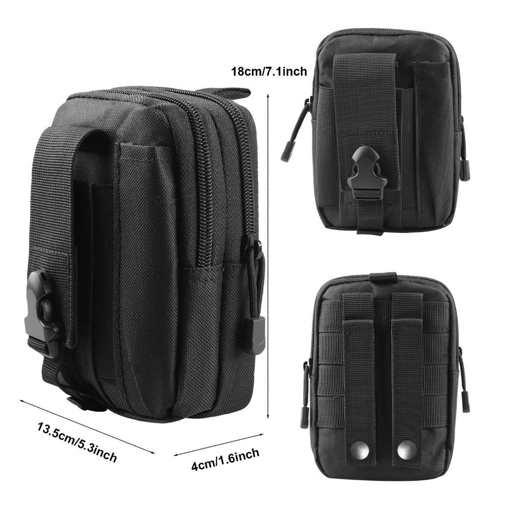 Tactical Waist Pouch Molle Wai - Phone Accessories Men ulasan dan harga