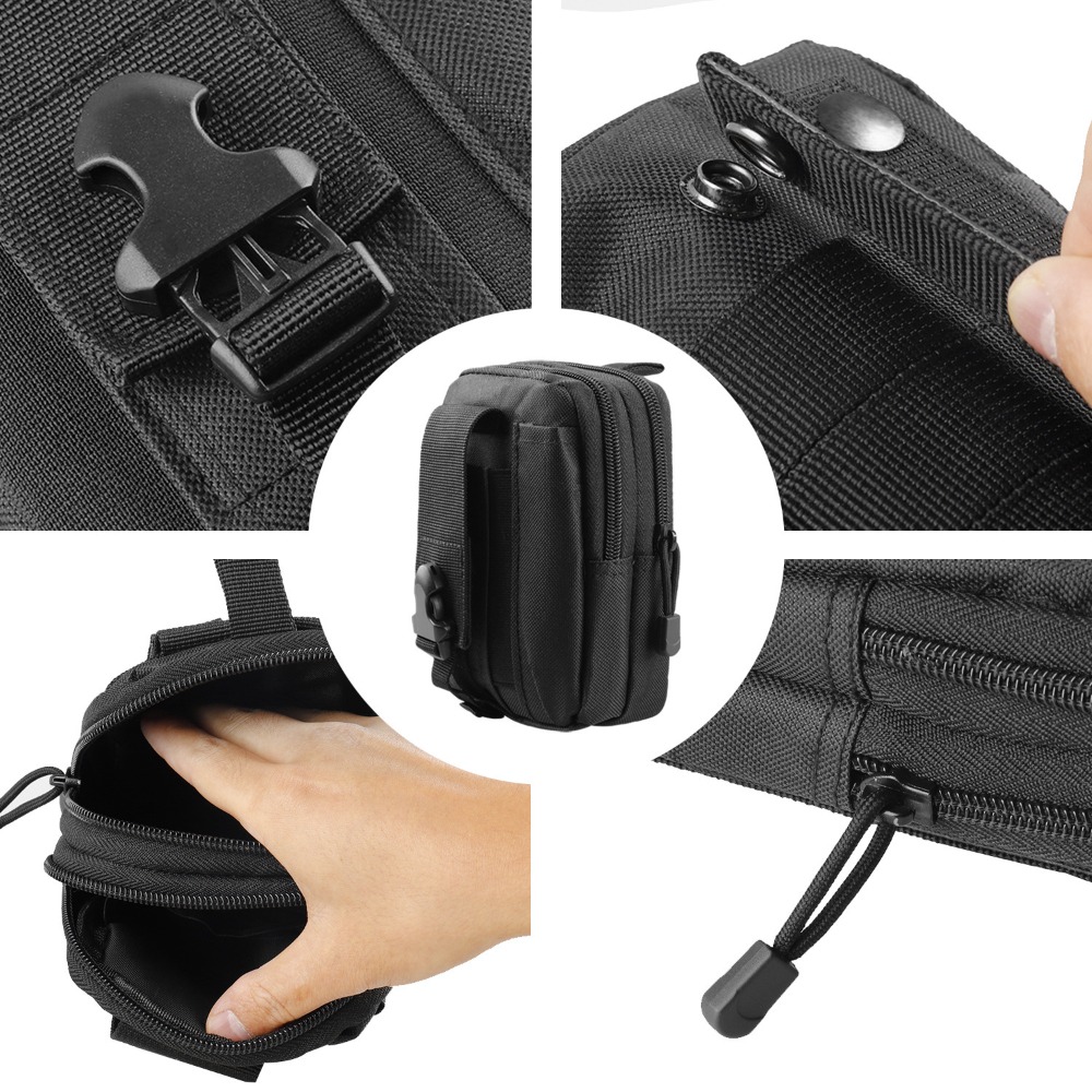 Tactical Waist Pouch Molle Wai - Phone Accessories Men ulasan dan harga