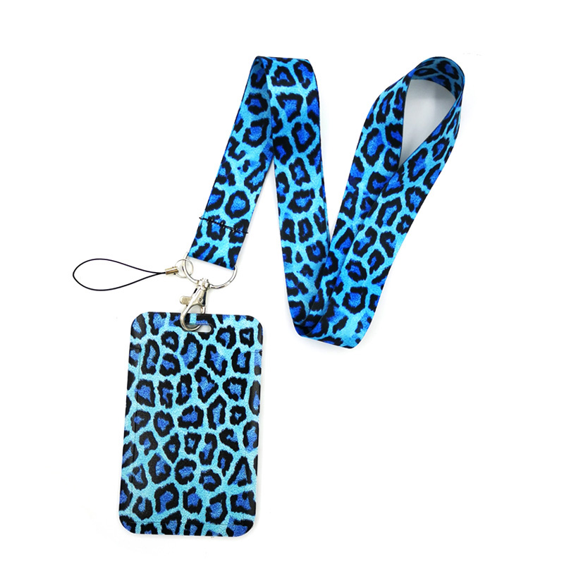 Blue Leopard Print Key lanyard - Phone Accessories Baby ulasan dan harga