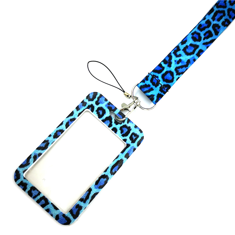 Blue Leopard Print Key lanyard - Phone Accessories Baby ulasan dan harga
