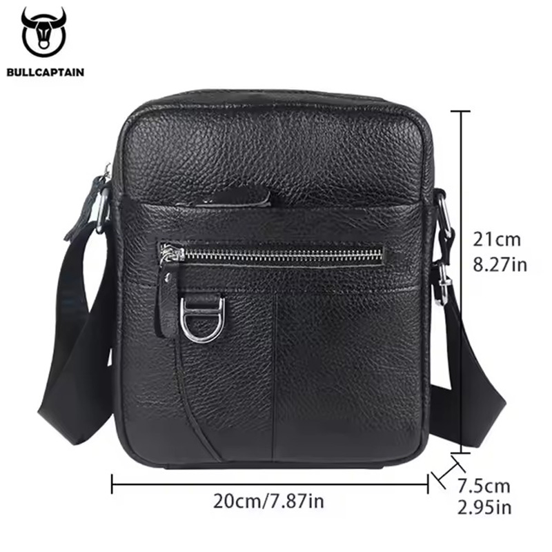 BULLCAPTAIN Mens Leather Messe - Phone Accessories Men ulasan dan harga