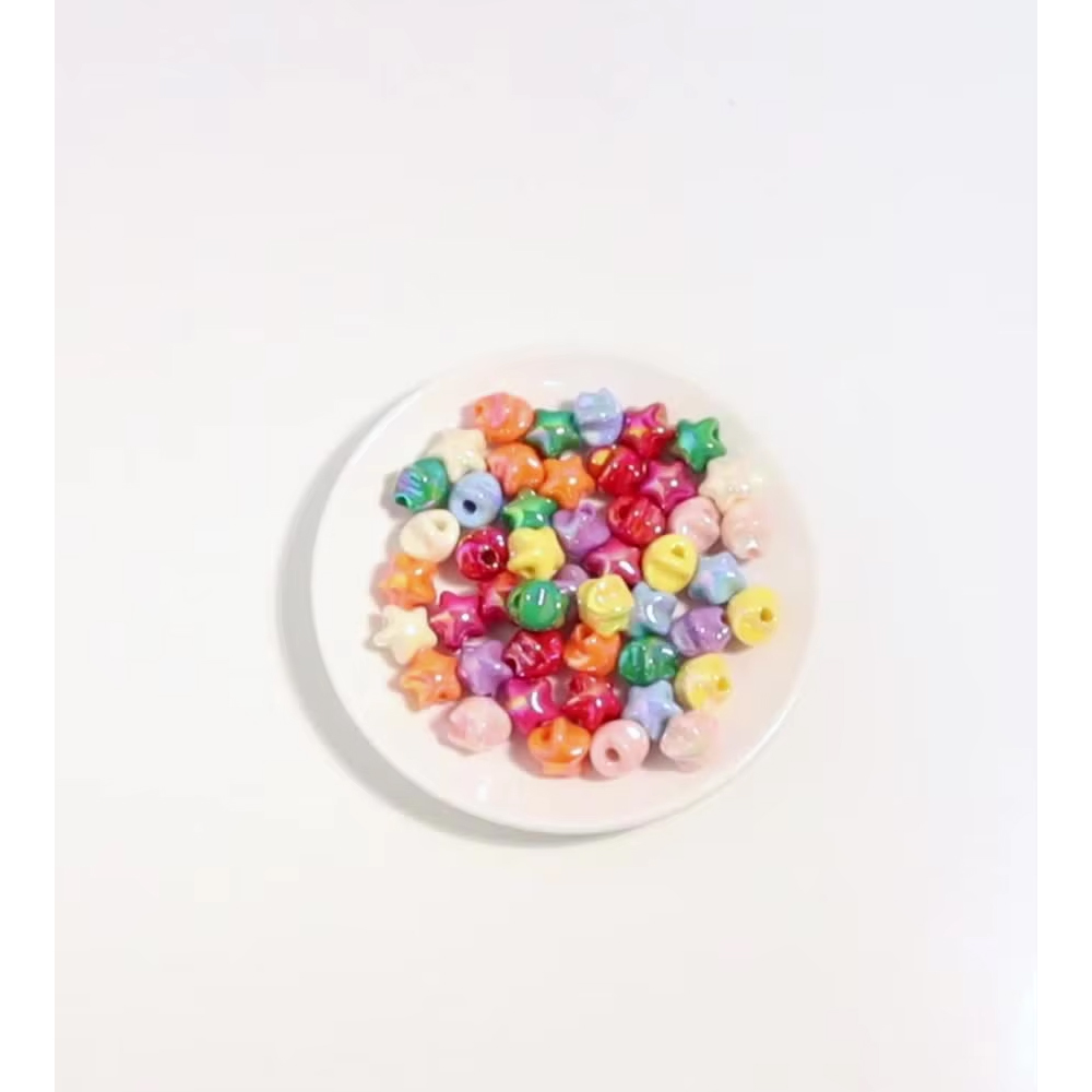 10pcs 14x15mm Acrylic Colorful - Phone Accessories Beads ulasan dan harga