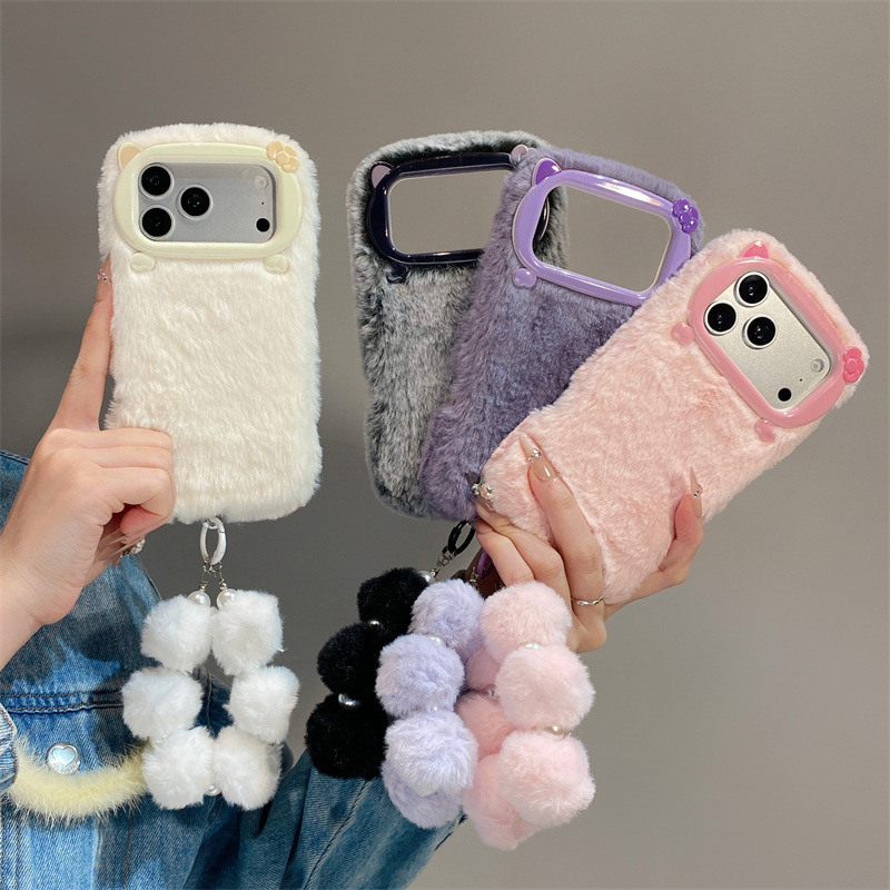Luxury Solid Colors Furry Plus - Phone Accessories List ulasan dan harga