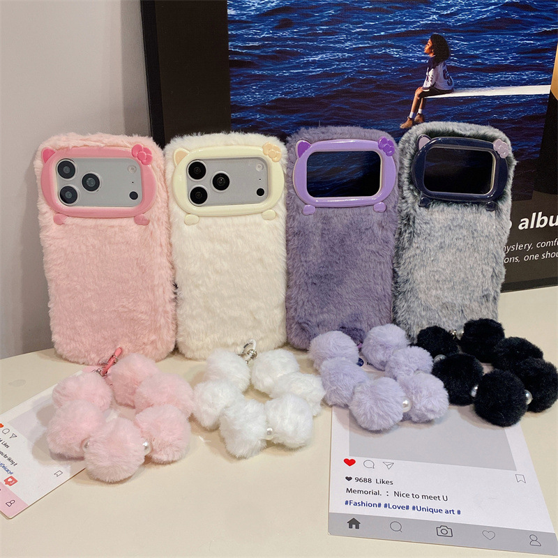 Luxury Solid Colors Furry Plus - Phone Accessories List ulasan dan harga