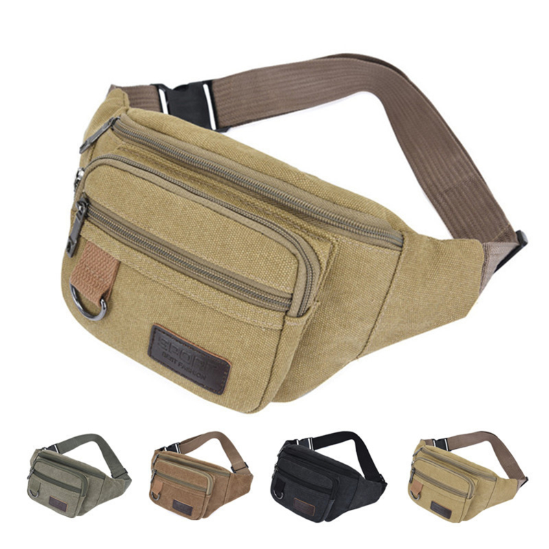 Chest Bag Canvas Waist Bag Wom - Phone Accessories Men ulasan dan harga