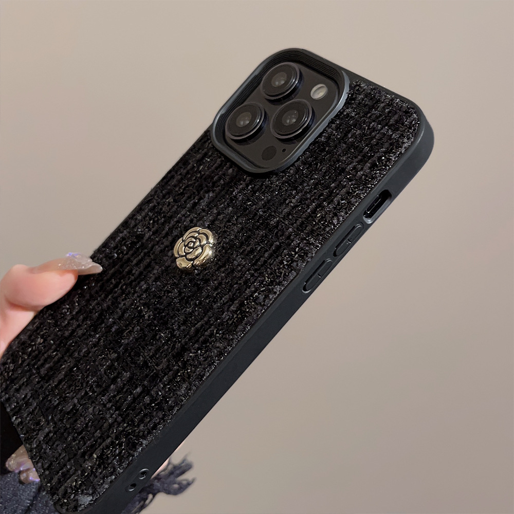 Luxury 3D Golden Camellia Flow - Phone Accessories List ulasan dan harga