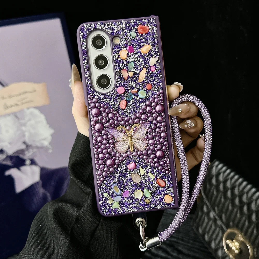Luxury Shining Pearl Butterfly - Phone Accessories Beads ulasan dan harga