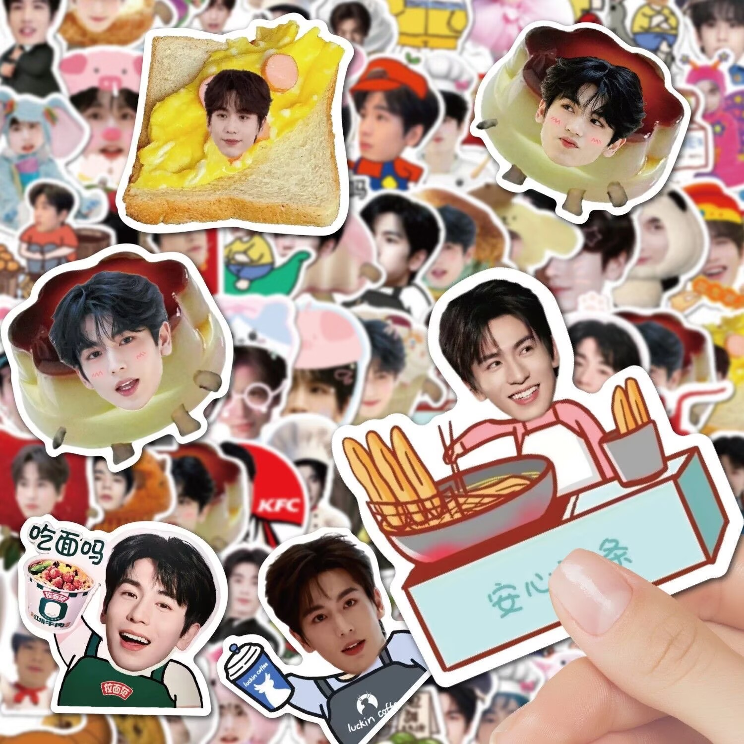 Zhang Linghe Big Head Stickers - Phone Accessories Baby ulasan dan harga