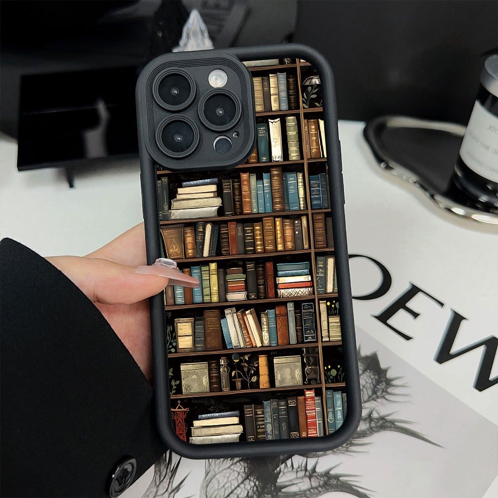 Book Shelf Creative Pattern Ph - Phone Accessories List ulasan dan harga