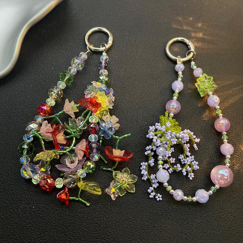【C】Summer Colorful Beaded Phon - Phone Accessories Beads ulasan dan harga