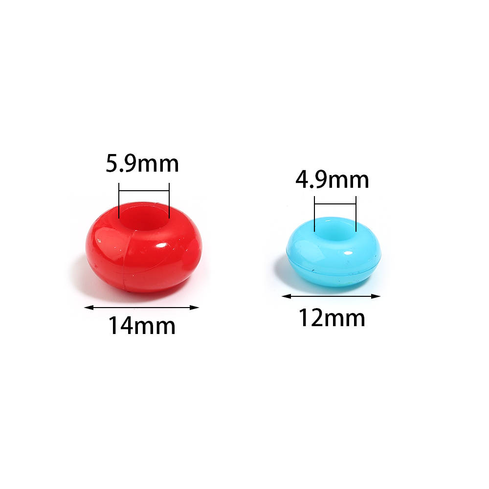 50-100pcs Acrylic Beads Mixed  - Phone Accessories Beads ulasan dan harga