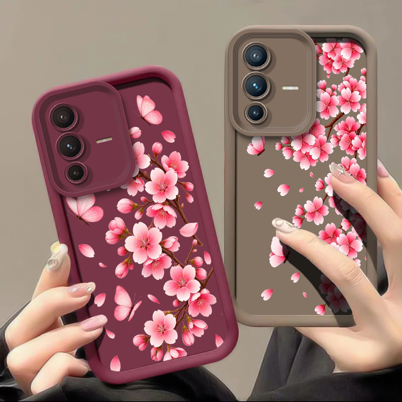 Pink Cherry Blossom Print Phon - Vivo V40 ulasan dan harga